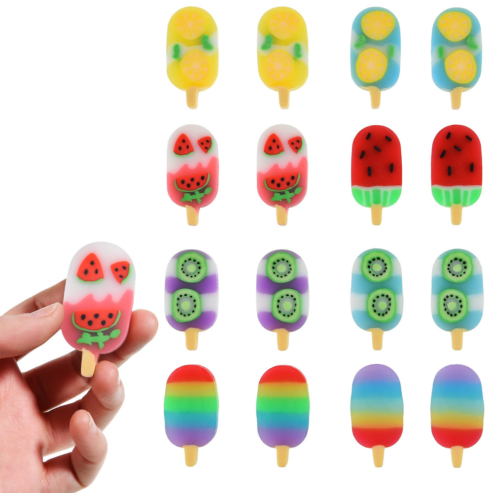 DOMG fruit ice cream erasers 16pc set adds color to classroom work