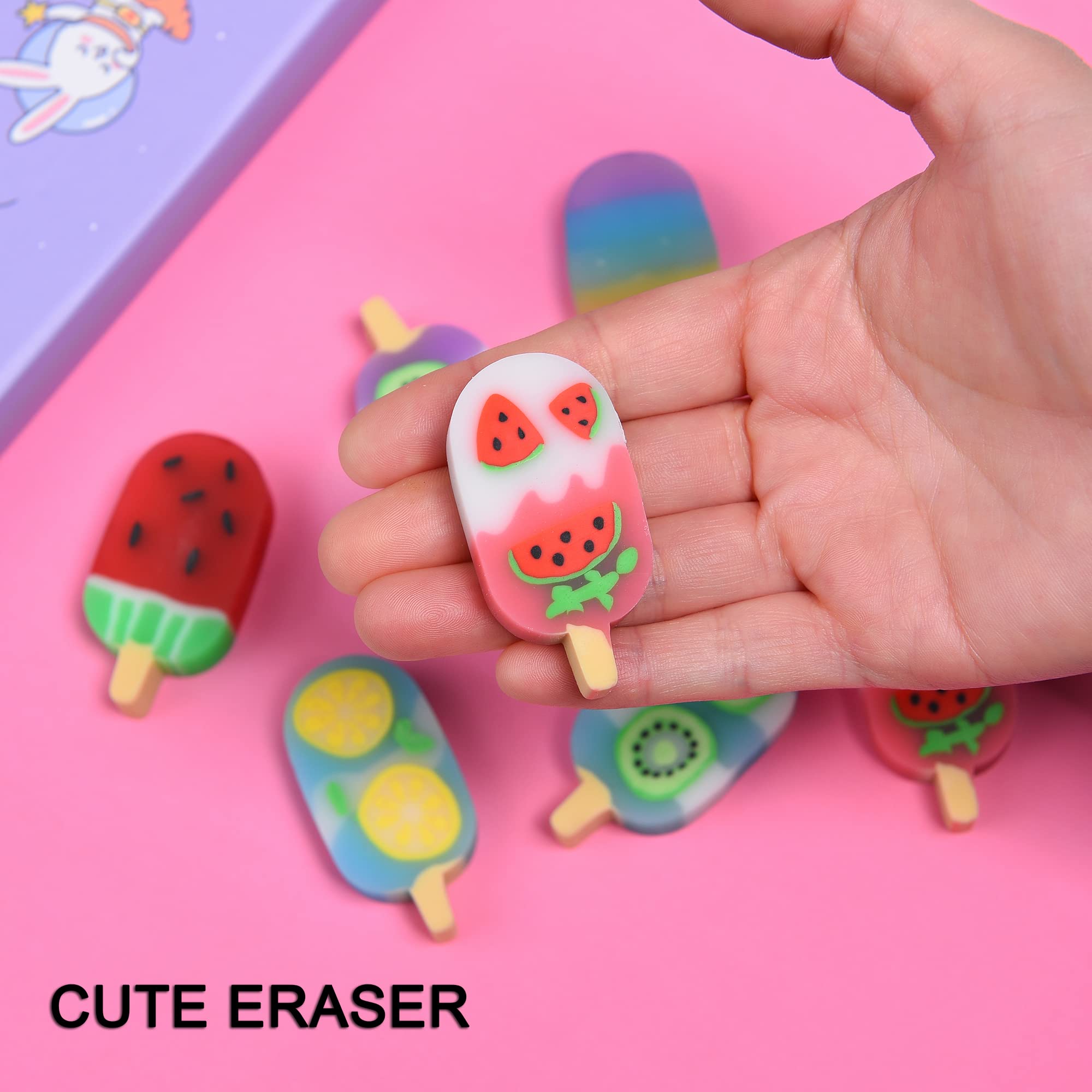 Cute DOMG erasers provide playful desk decor for kids