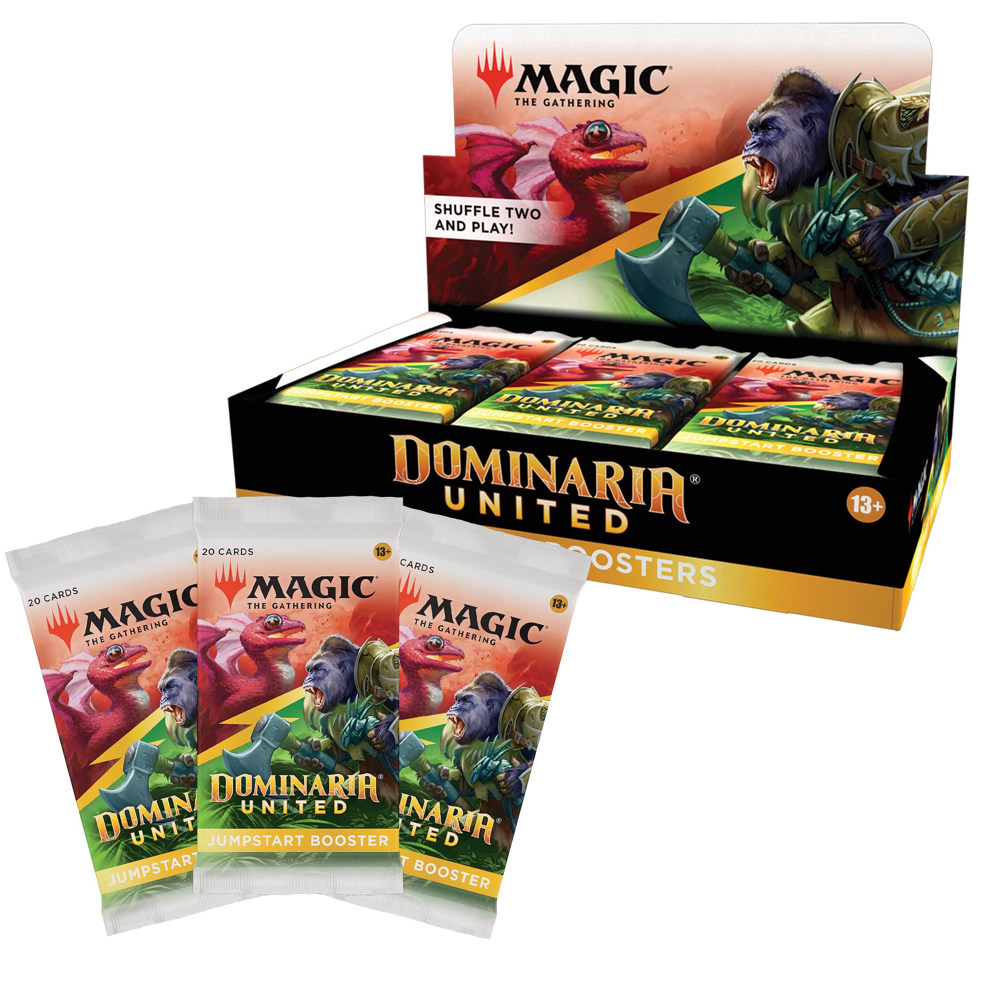 Art from Dominaria United Jumpstart boosters showcasing one of ten themes.
