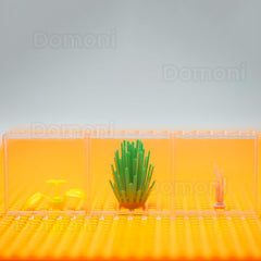 Domoni clear bricks 1x6x5 house-design captures architectural potential with transparent pieces
