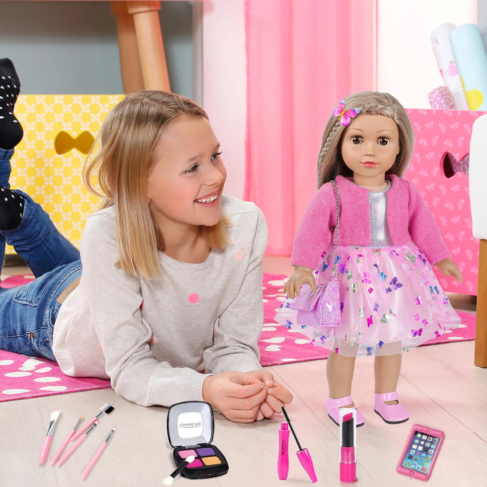DONTNO gift-ready doll accessory set is ideal for birthdays and holidays.