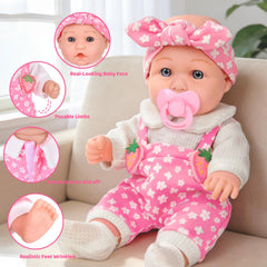 DONTNO doll accessories laid out complete playset for realistic care rituals