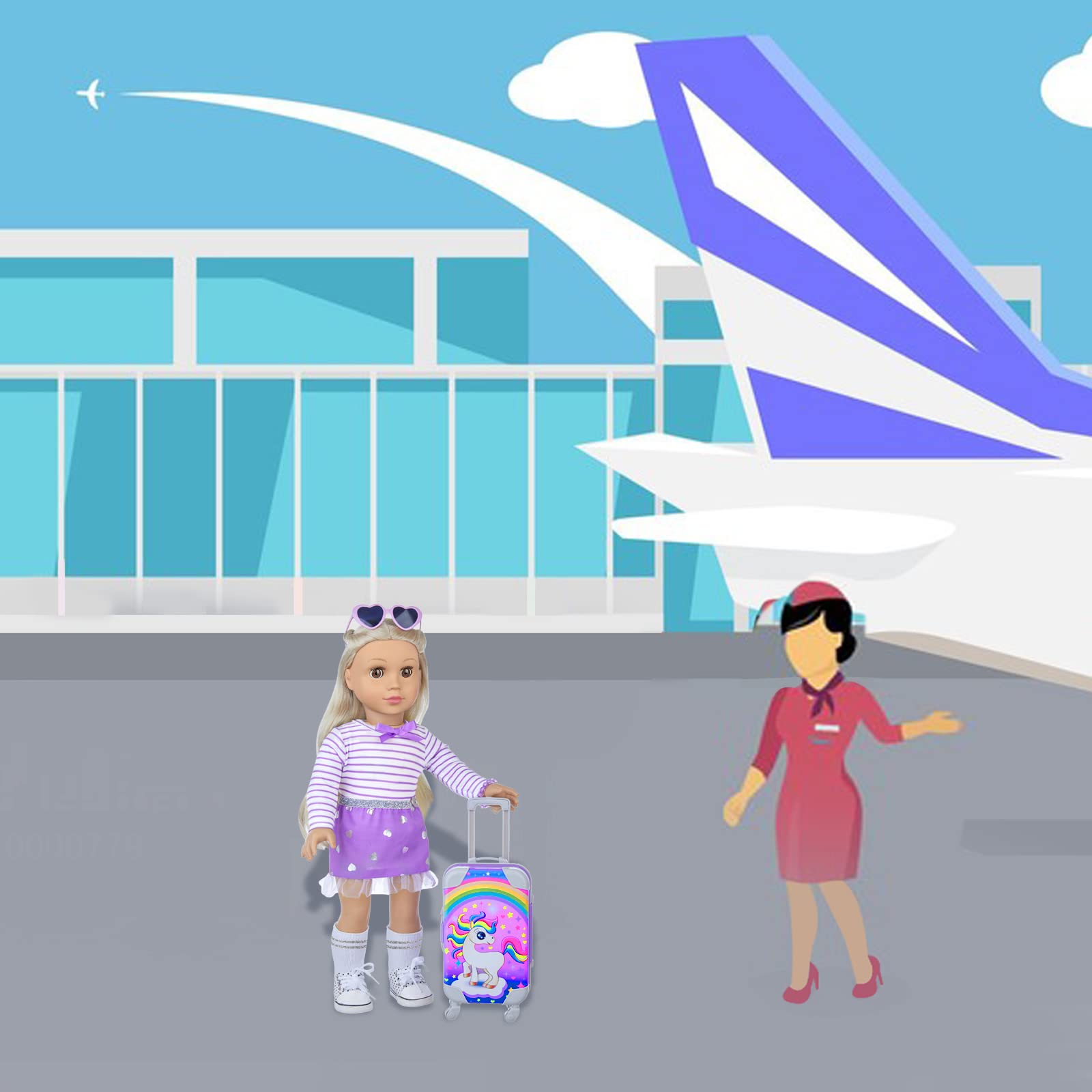 DONTNO passport and tickets kit supports travel role-play
