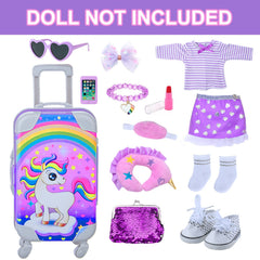 DONTNO purple doll clothes sequin handbag encourages creative storytelling