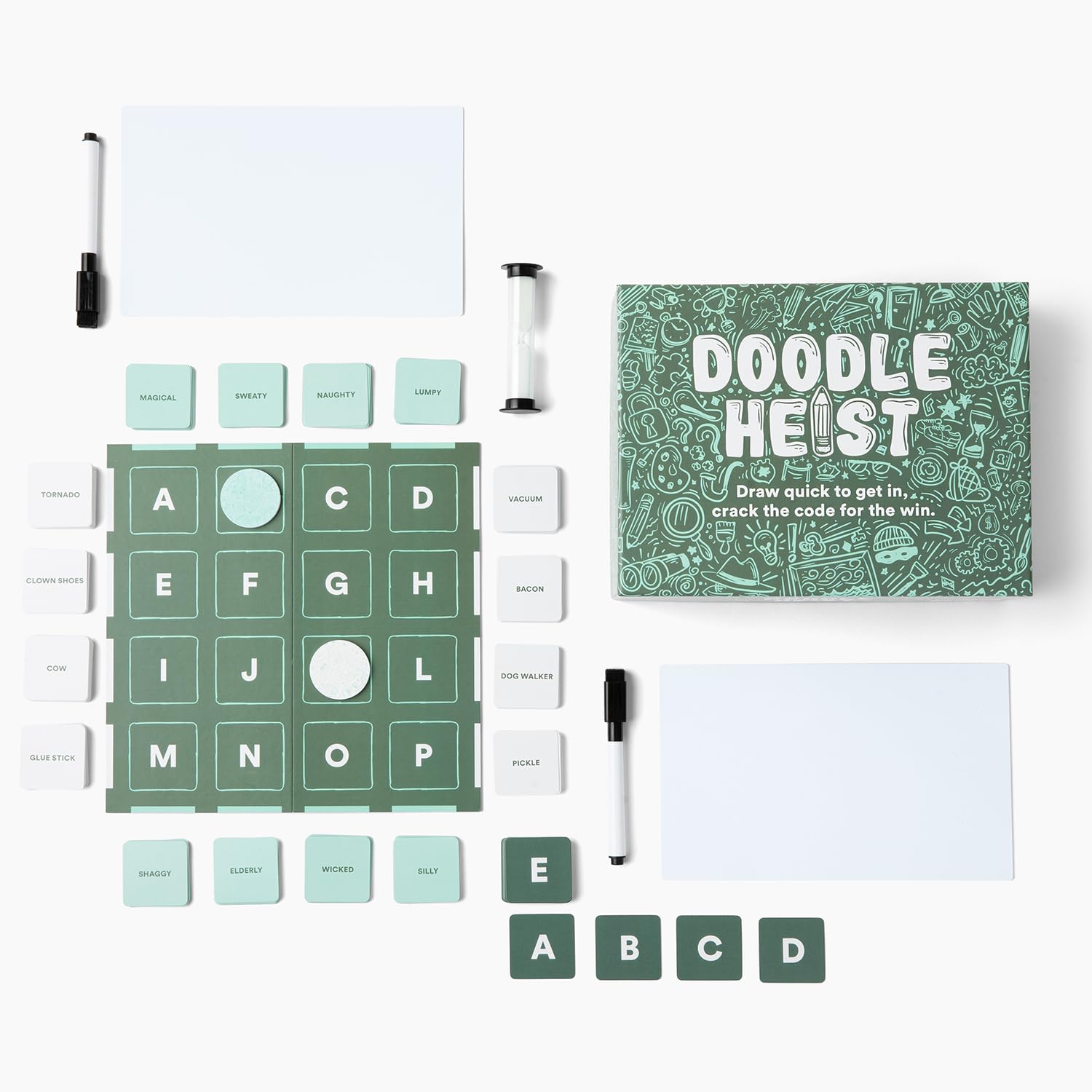DOODLE HEIST holiday party gift idea triggering smiles and competition.