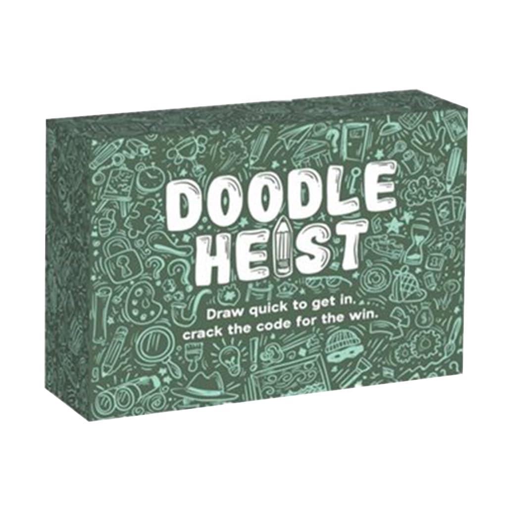DOODLE HEIST rapid drawing action fuels quick decision making.