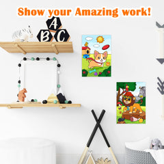 DOODOU 10x7 size, compact travel companion for kids ages 2-8
