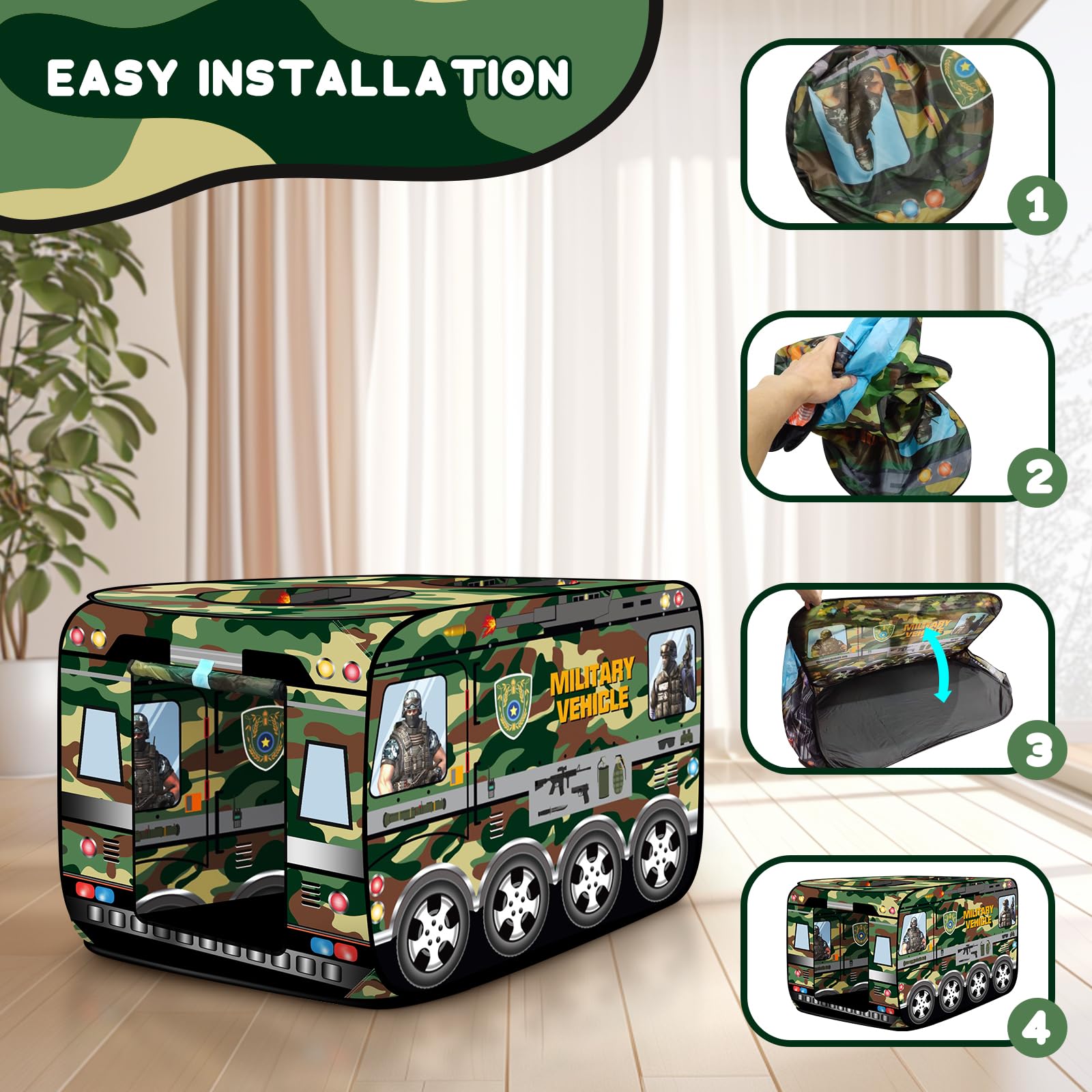 Doolmin durable waterproof fabric and sturdy supports ensure lasting indoor or outdoor use.