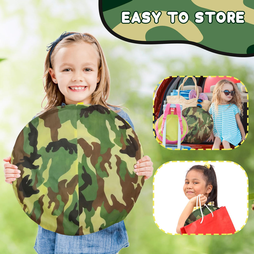 Doolmin giftable play tent for kids age 2 and up, indoors or outdoors.