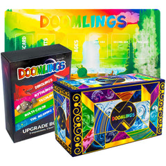 Doomlings box front showcases deluxe packaging for family game night.