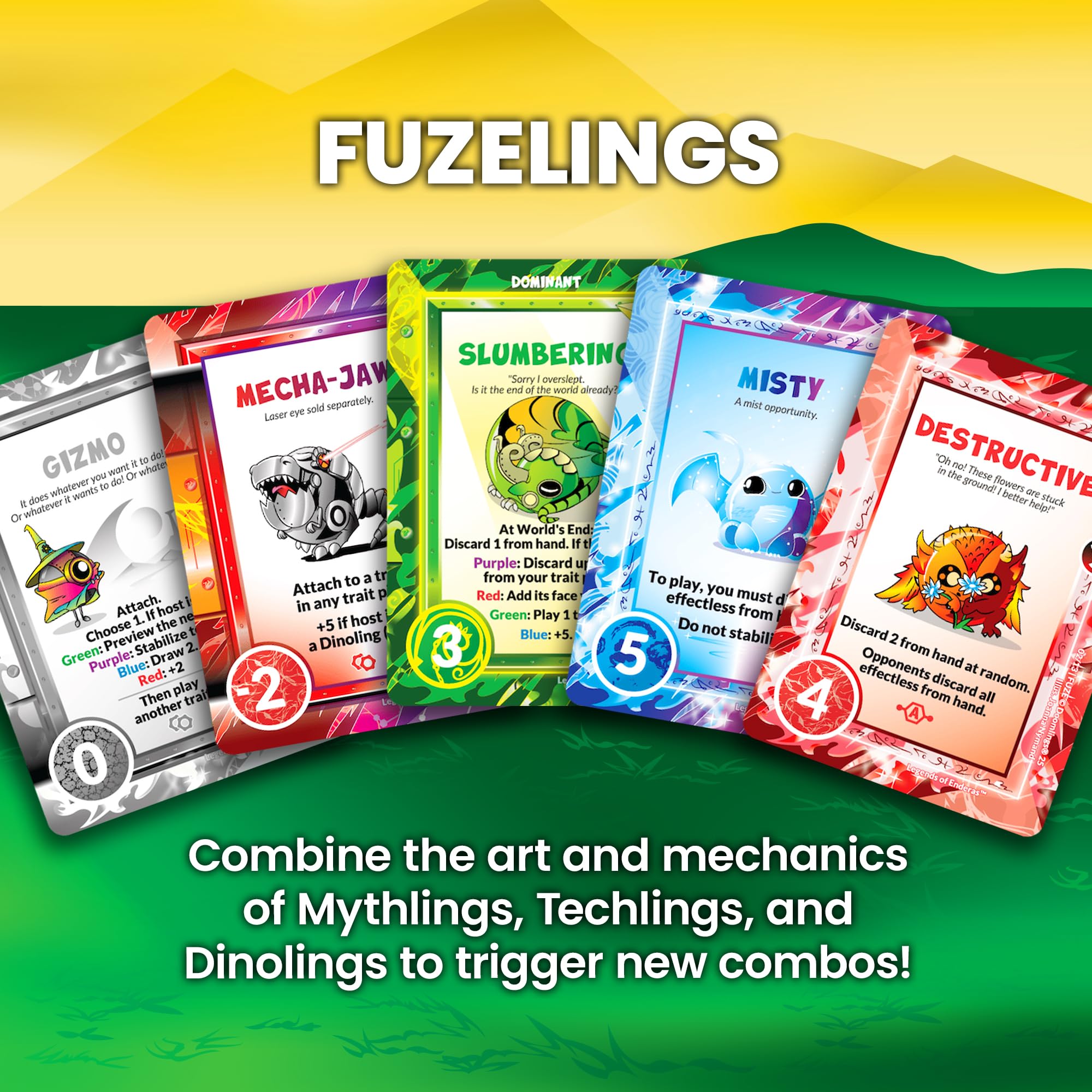 Doomlings Mystery holofoil card offers collectible flair and strategic surprises.