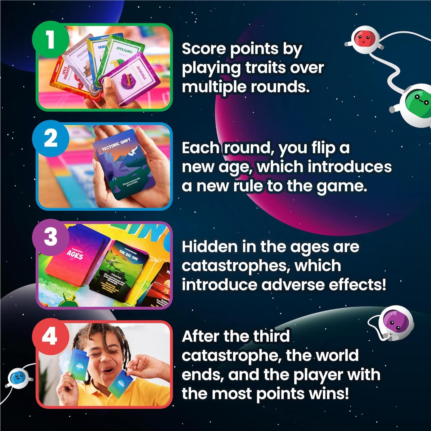 Doomlings playtime ranges 20-45 minutes for family-friendly sessions.
