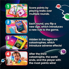 Doomlings playtime ranges 20-45 minutes for family-friendly sessions.