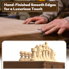 Doowroodni checkers on board showing 2-in-1 versatility