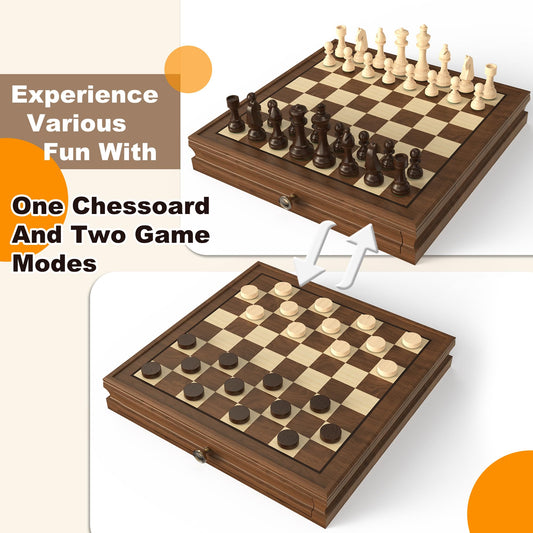 Doowroodni magnetic chess pieces with triple-weighted bases for stable play