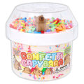 Dope Slimes Confetti Capybara ice cream slime 8oz, showcasing soft texture and birthday cake scent.