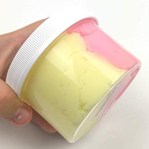 Dope Slimes two-tone pink and yellow cloud slime visual appeal