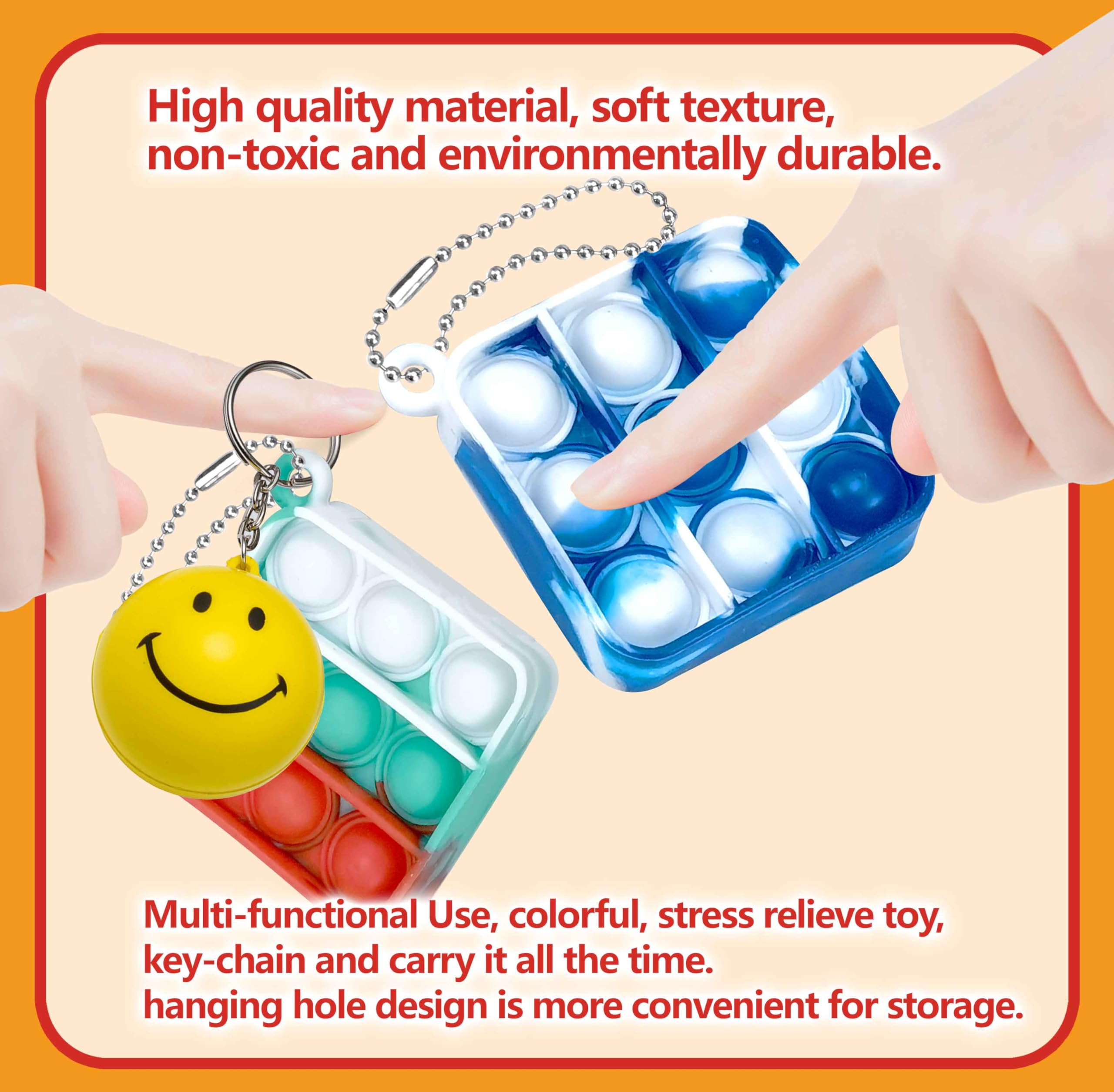 DOPWQAA bulk sensory-toys pop convenient value pack for gifts