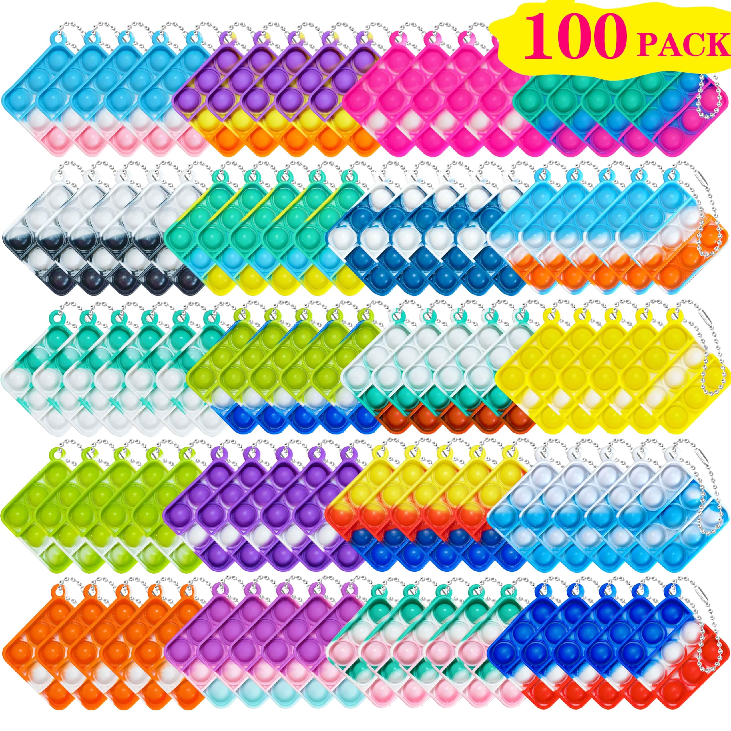 DOPWQAA mini pop bubble toys pack for party favors and kids' sensory play