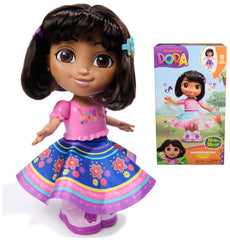 DORA Dance with Me Dora doll ready for poseable play and storytelling.