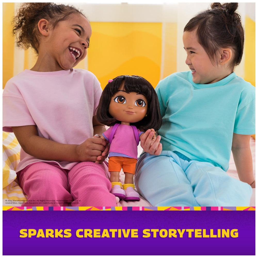 Dora Sing & Explore movable limbs enable sitting and standing play