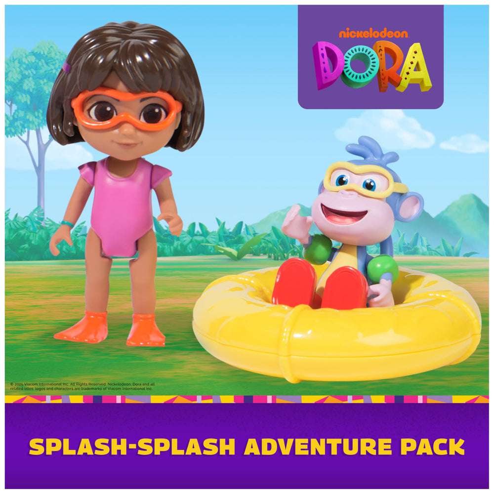 Boots figure with goggles ideal for splashy pretend pool play.