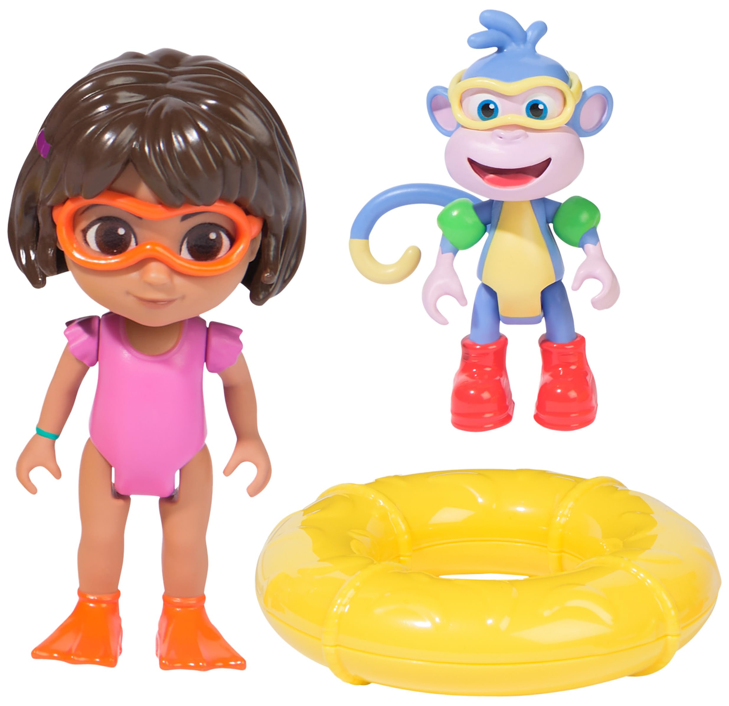 DORA figure with movable limbs for dynamic pretend scenarios.