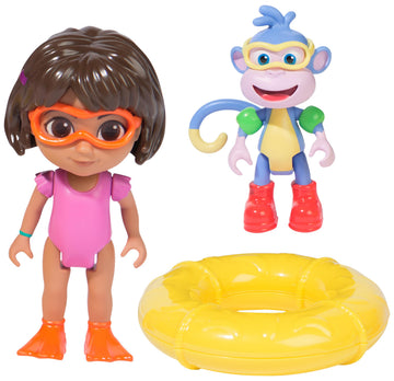 DORA figure with movable limbs for dynamic pretend scenarios.