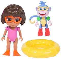 DORA figure with movable limbs for dynamic pretend scenarios.