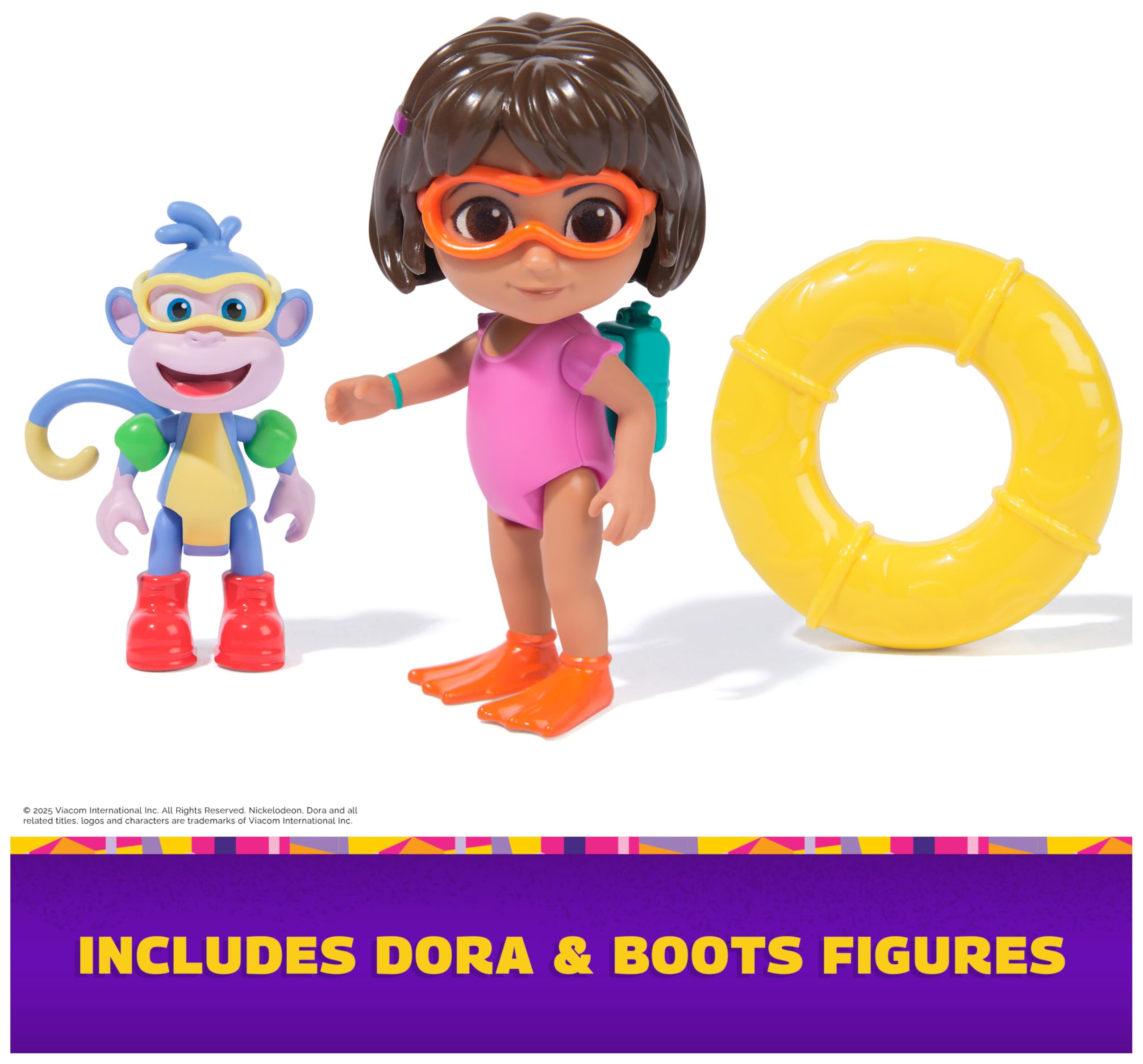 DORA scuba-tank accessory enhances underwater role-play moments.