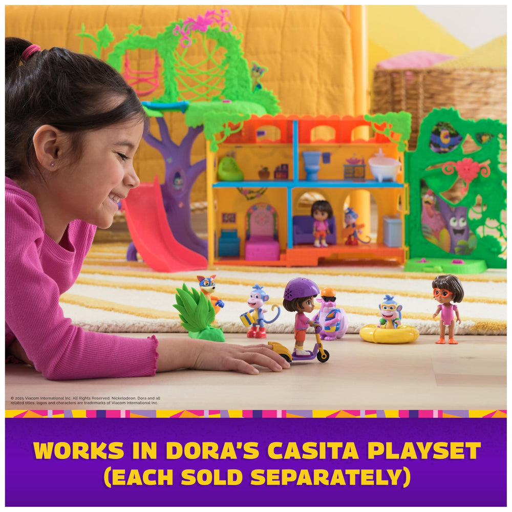 Large yellow pool tube invites shared play during pretend adventures.