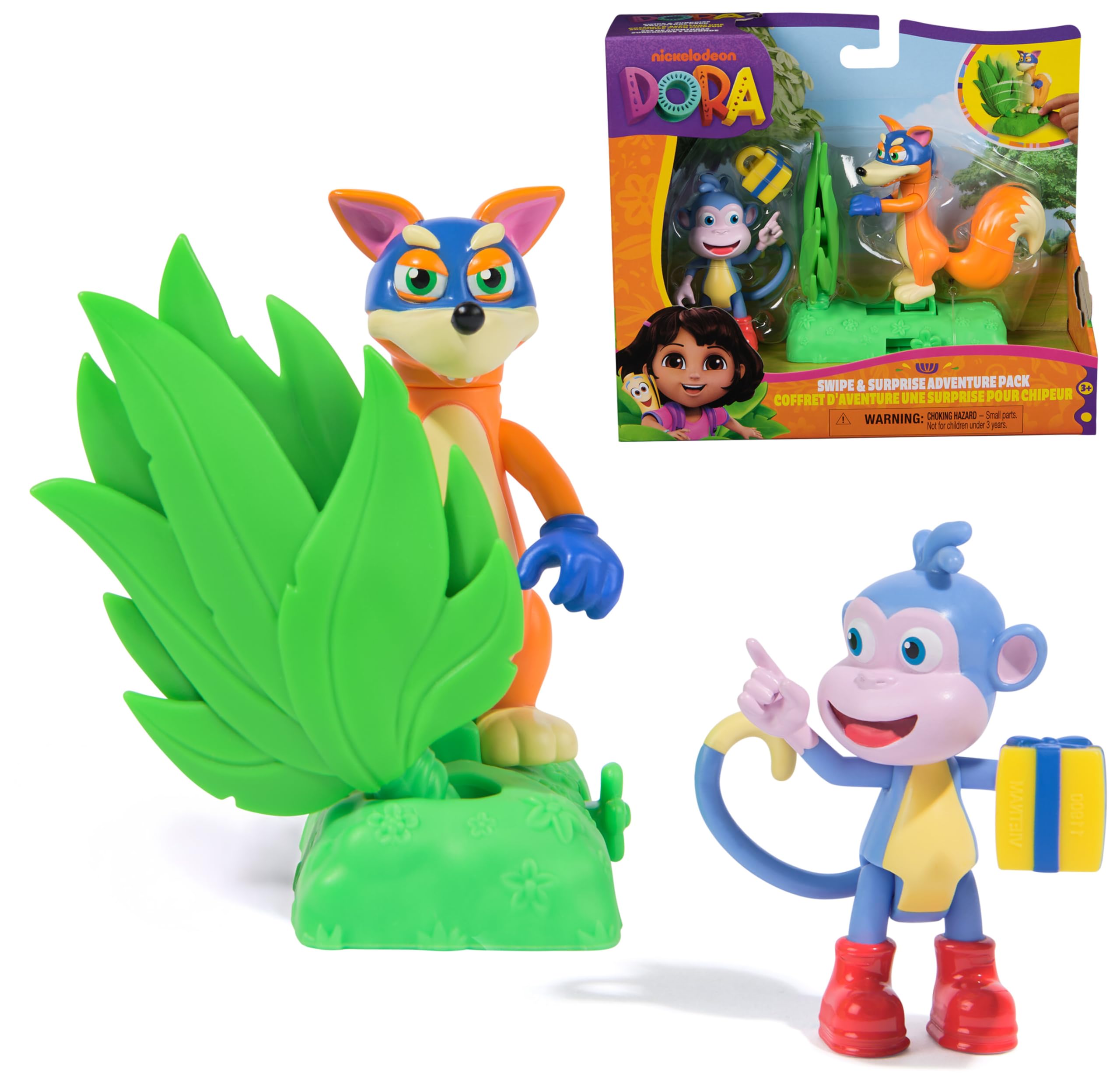 DORA Boots figure with movable arms for dynamic pretend play