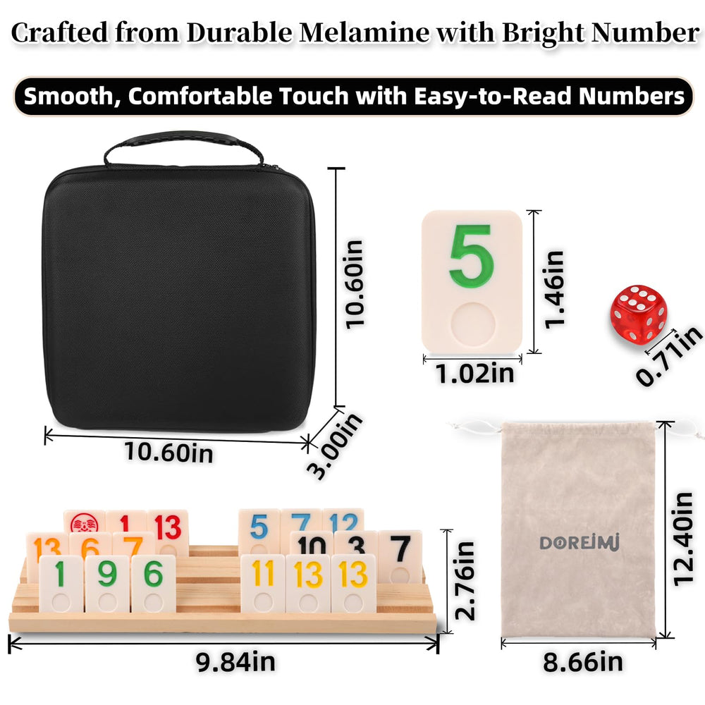 Doreimi 240-tile set offers abundant options for larger groups.