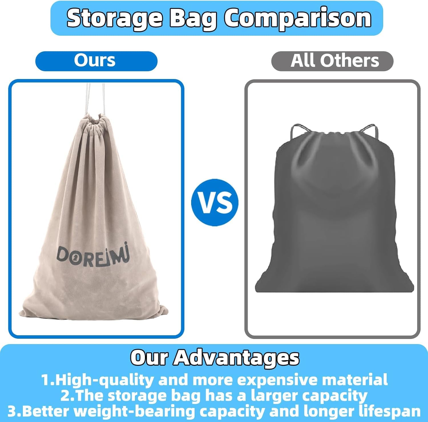 Doreimi EVA case and drawstring bag protect your domino set during travel