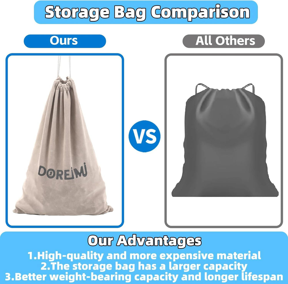 Doreimi EVA case and drawstring bag protect your domino set during travel