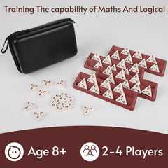 Doreimi triangle domino brass spinners add tactile premium feel to gameplay