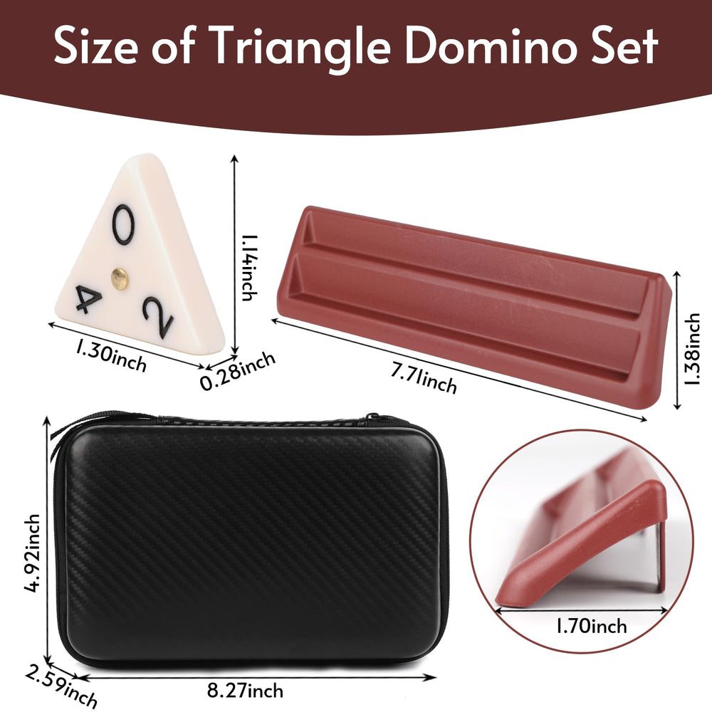 Doreimi triangle domino family night promotes screen-free bonding and fun