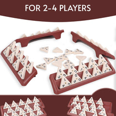 Doreimi triangle domino for kids 8 plus supports pattern recognition at home