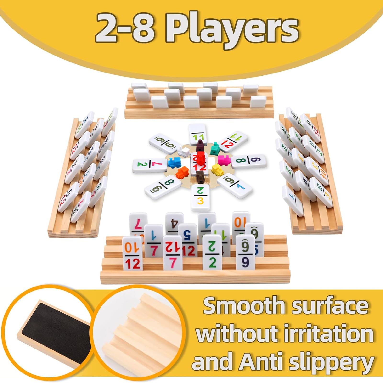 Doreimi upgraded hub central piece anchors the Mexican Train layout.