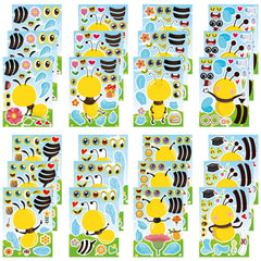 Dorgua Bee Make a Face stickers collection for creative party crafts and classroom décor.