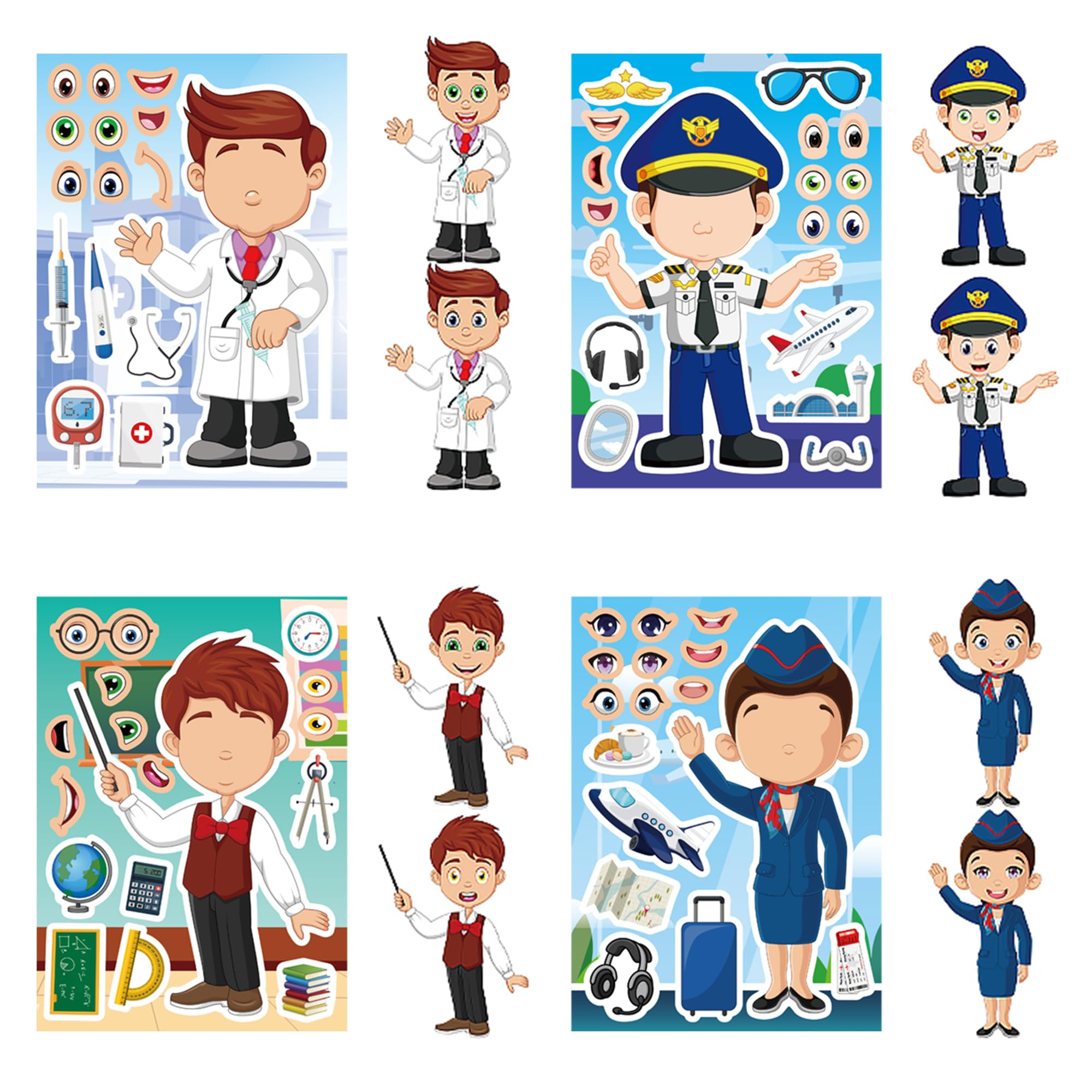 Dorgua career stickers firefighter for hands-on learning and wall decor.