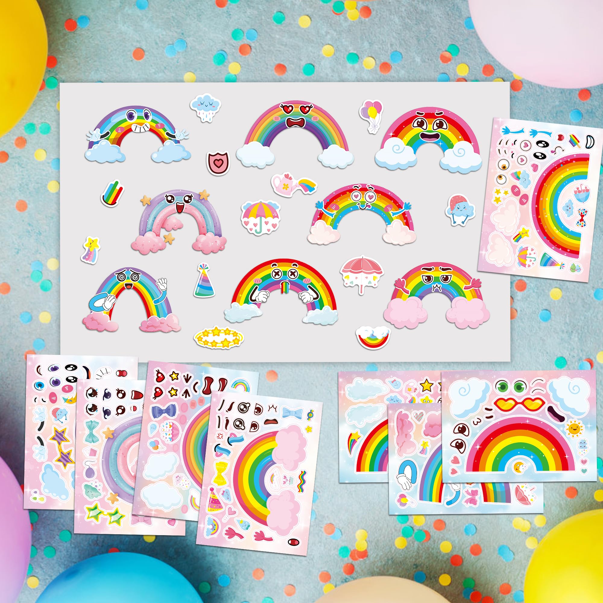 Dorgua classroom party stickers application on walls and windows