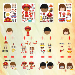 Dorgua firefighter stickers with self-adhesive backs for easy sticking on walls, notebooks, and windows.