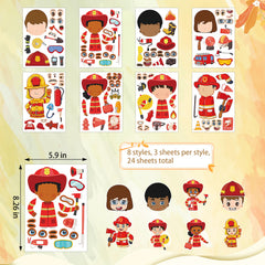 Dorgua make-a-face stickers provide versatile designs for themed parties and classroom activities.