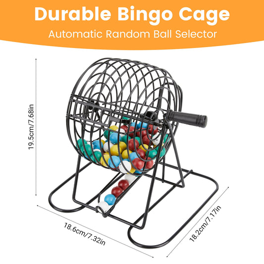 Dormercy 75 colored bingo balls for high-visibility draws