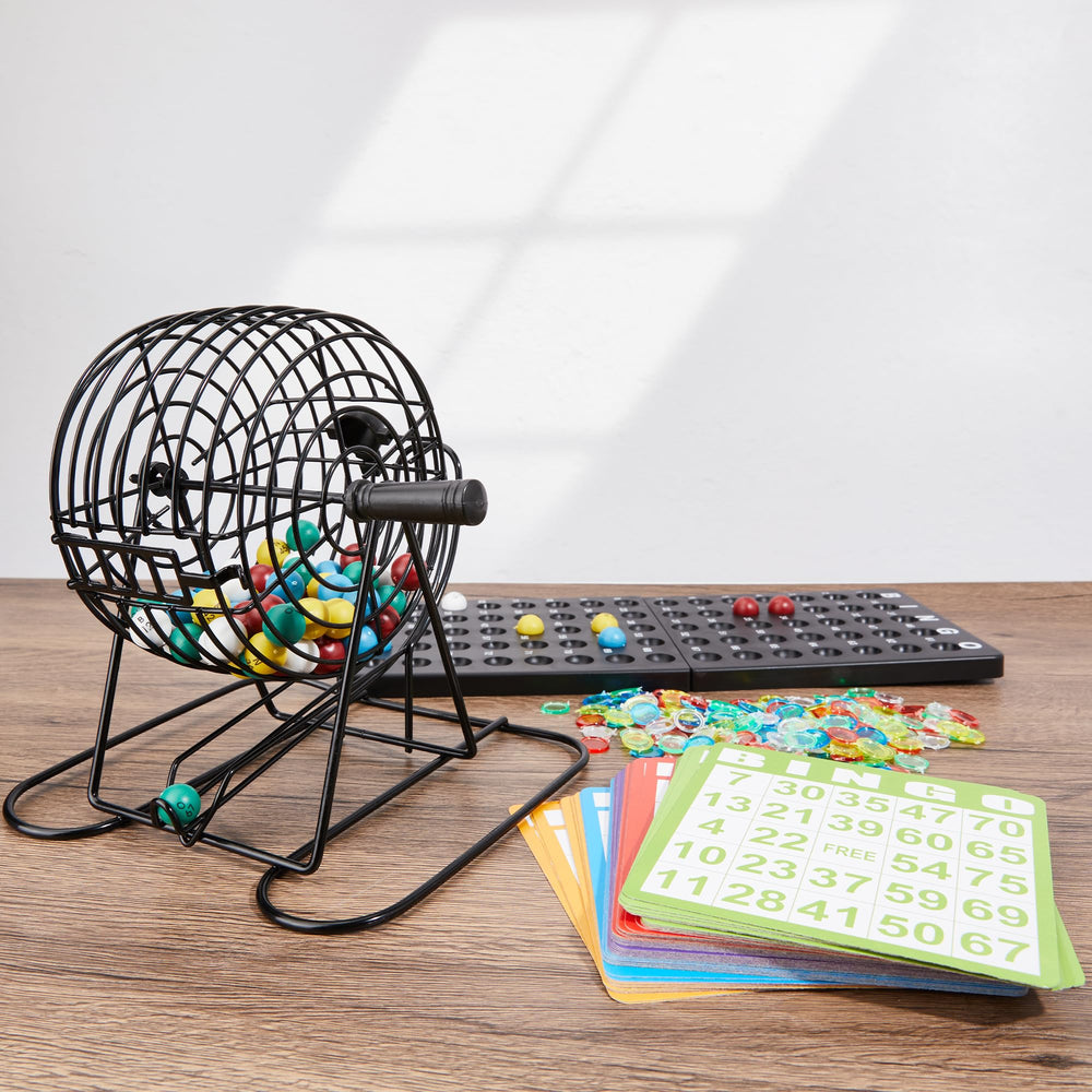 Dormercy complete bingo set displayed on a table for events