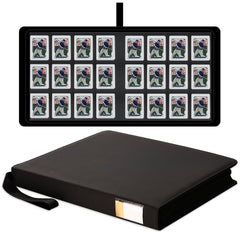 Dosanlues Toploader Binder 12 Pockets front view highlights 432-pocket capacity for organized collections