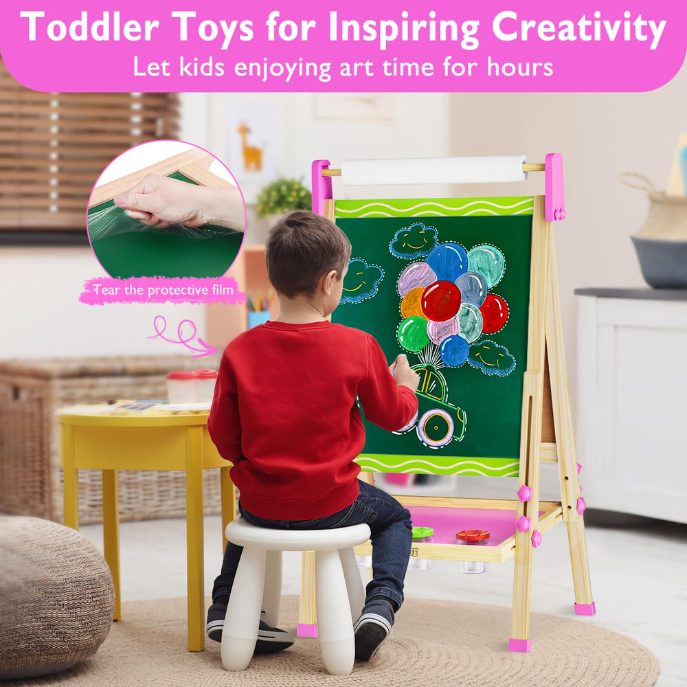 Doselie paper roll top keeps art projects flowing for mess-free creativity
