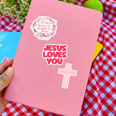 DothRayan Bible Verse Stickers with varied verses, perfect for laptops and bags.