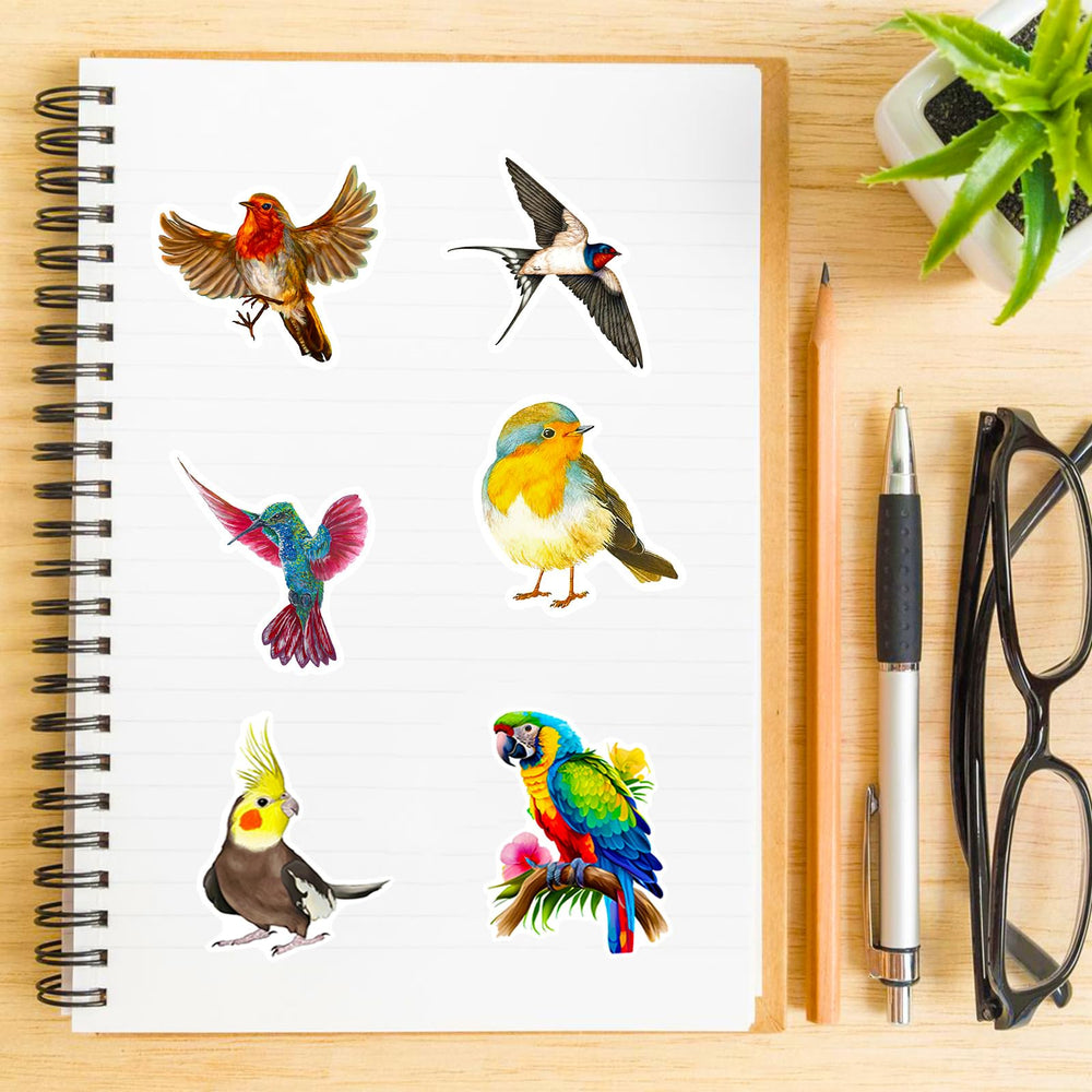 DothRayan birds stickers remove cleanly without leaving residue.